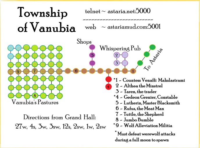 Map of Vanubia